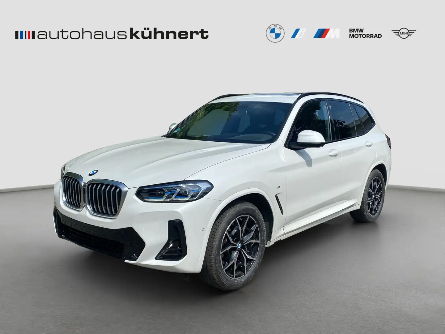 BMW X3 xDrive30d ///M Sport Laser PanoSD AHK NP87.5 Weiß - 1