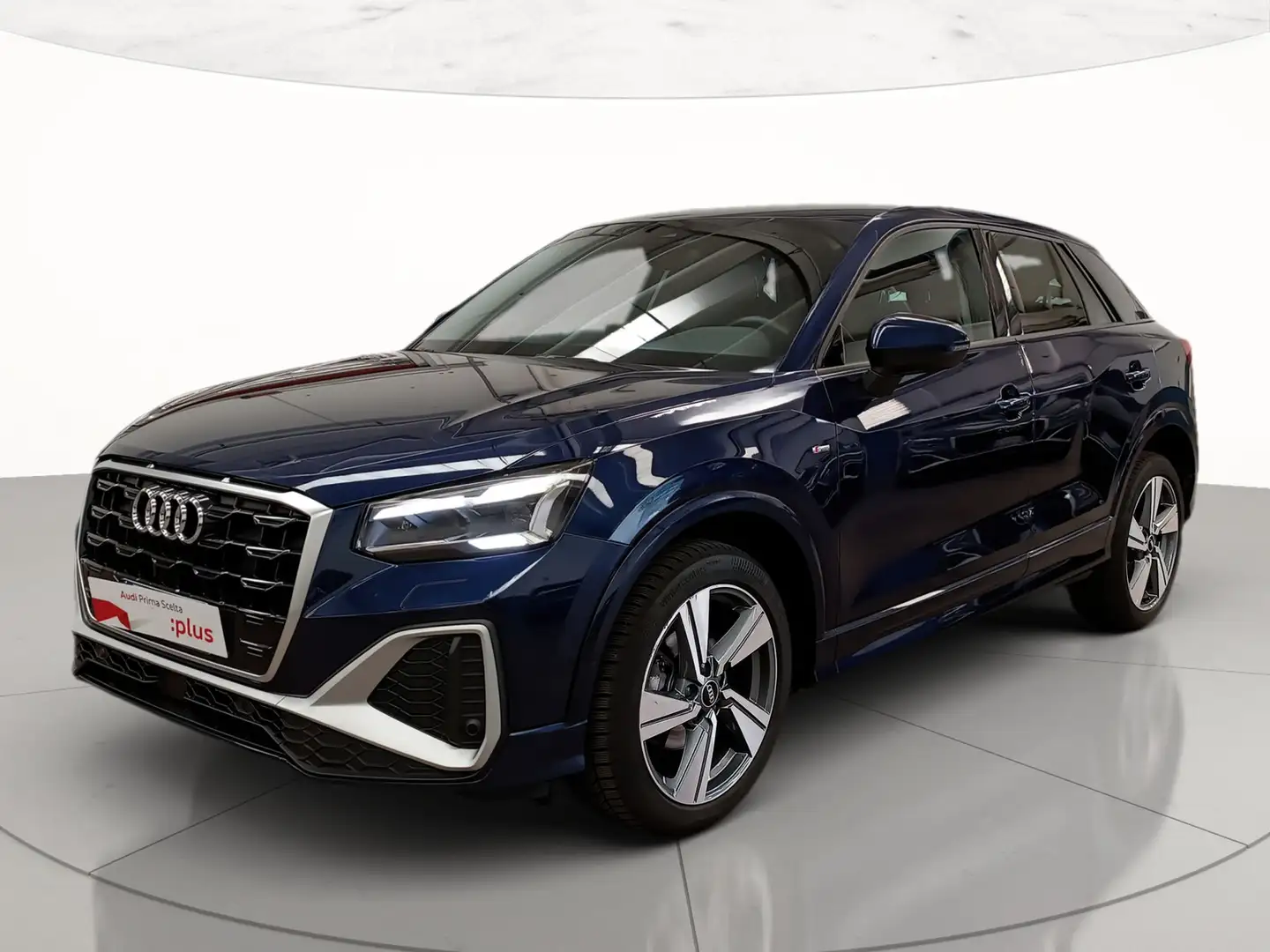 Audi Q2 30 2.0 tdi s line edition Azul - 1