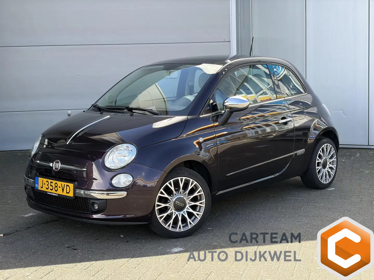 Fiat 500 1.2 Lounge Pano/Unieke uitvoering! Violett - 1