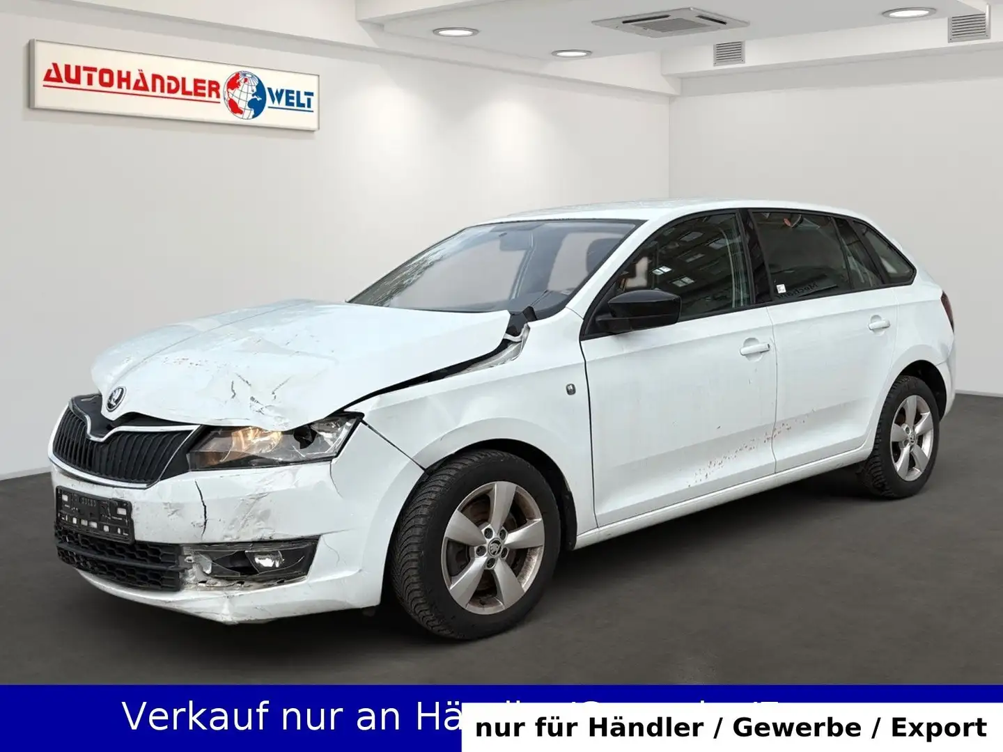Skoda Rapid/Spaceback Rapid Spaceback 1.6 TDI Klimaanlage Navigation Blanc - 1