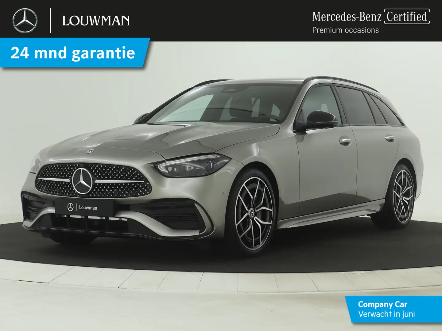Mercedes-Benz C 200 Estate AMG Line | Trekhaak | Nightpakket | Premium Zilver - 1