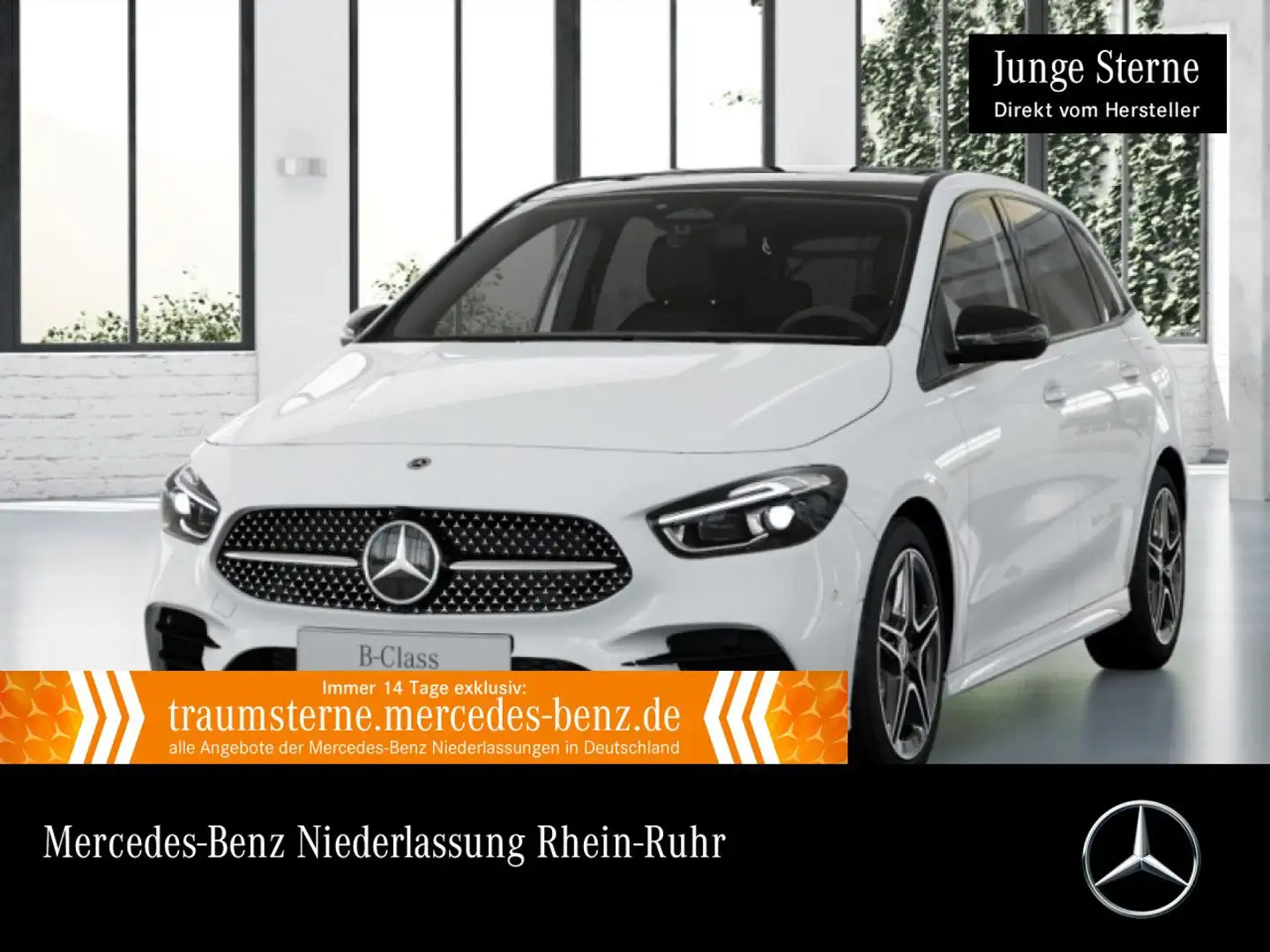 Mercedes-Benz B 200 AMG+NIGHT+PANO+MULTIBEAM+KAMERA+TOTW+KEYLESS Weiß - 1