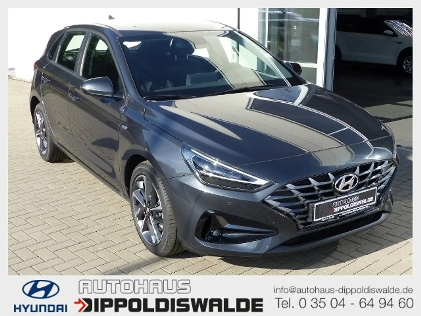 Hyundai i30 FL  1.5 Turbo 7-DCT Trend, LED, Navi, Komfortpake Grigio - 1
