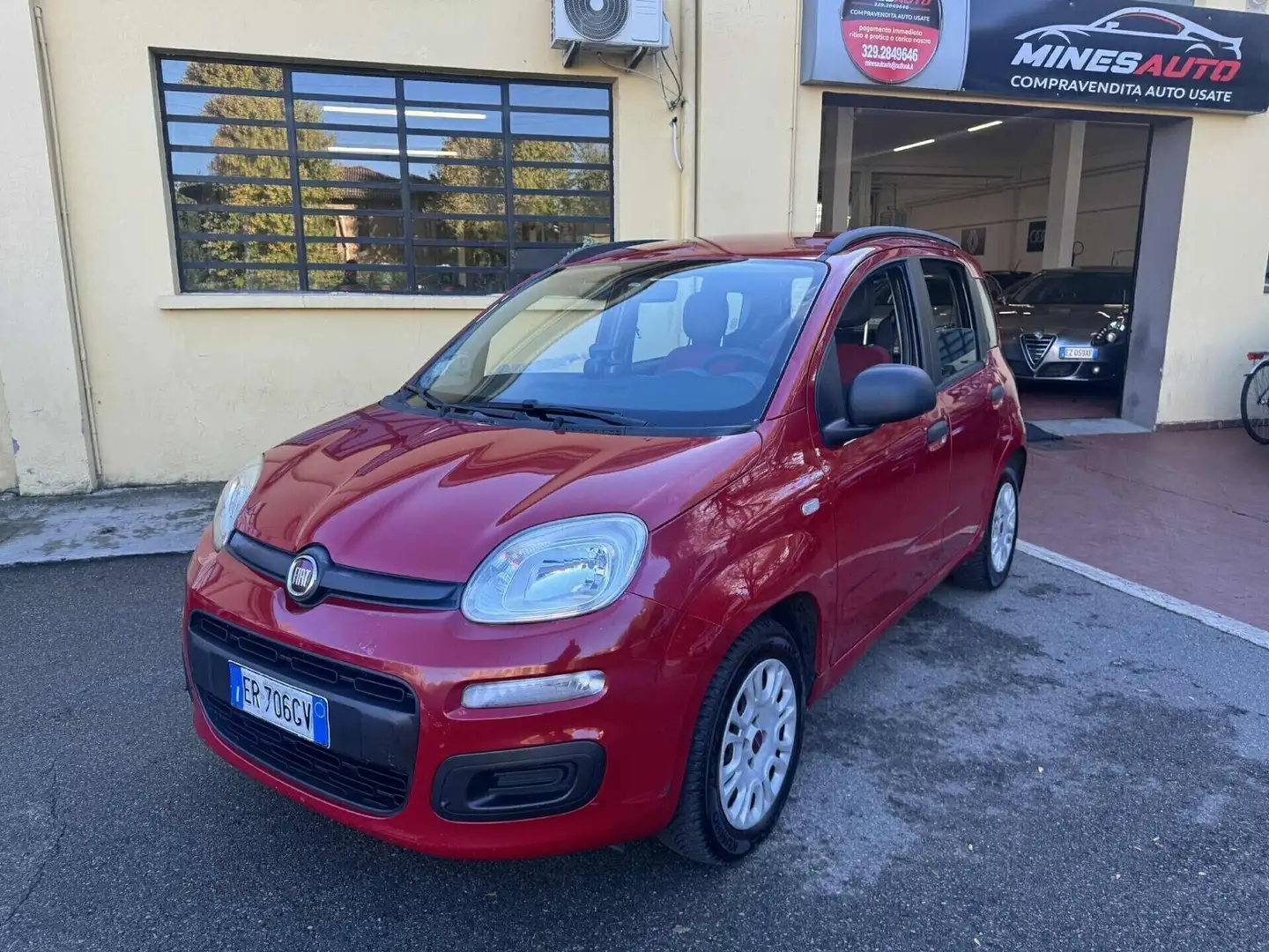 Fiat Panda Panda III 2012 0.9 t.air turbo Lounge 85cv Rosso - 1