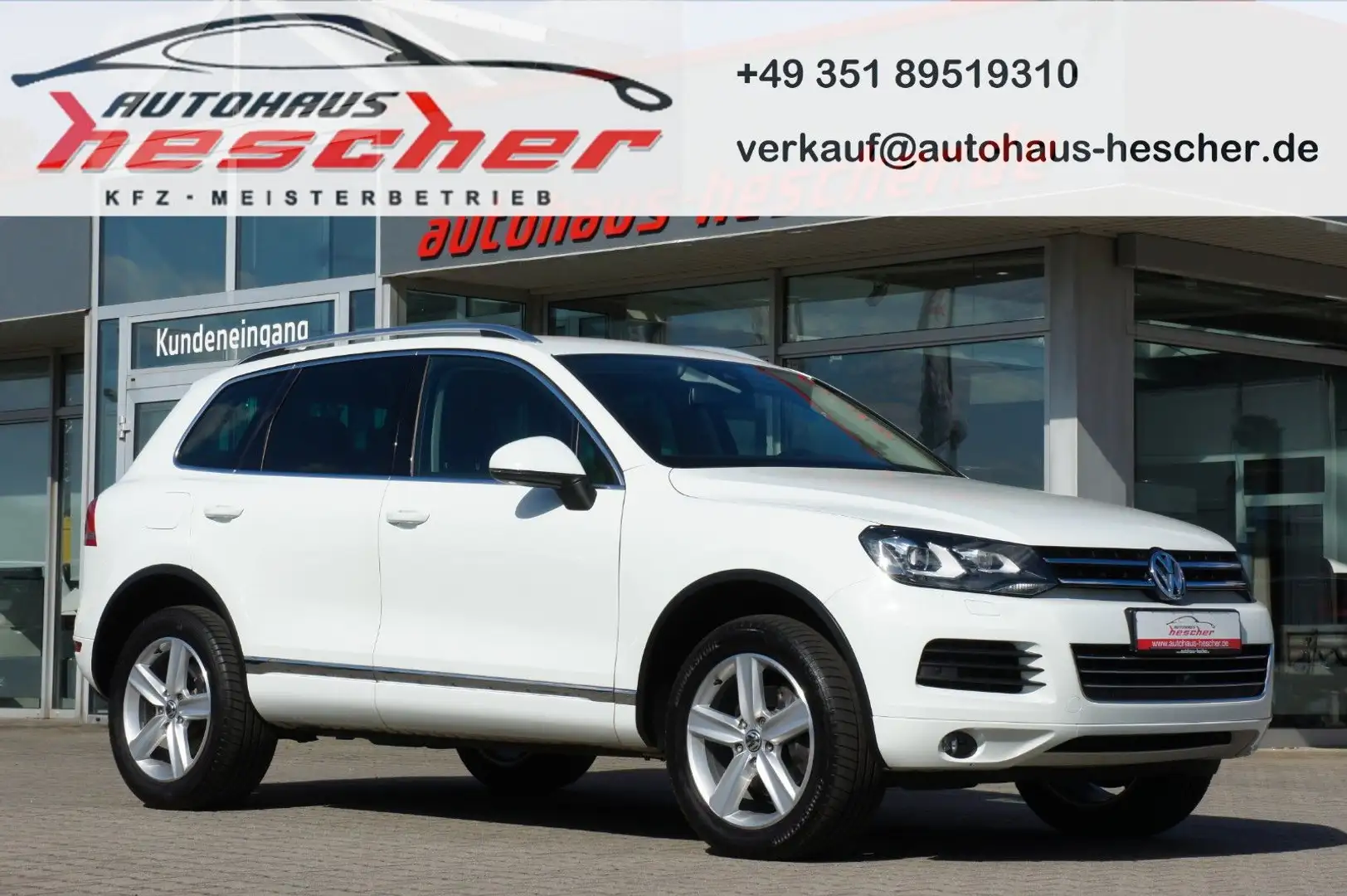 Volkswagen Touareg 3.0 TDI V6 4Motion tiptronic *STANDHZG* Biały - 1