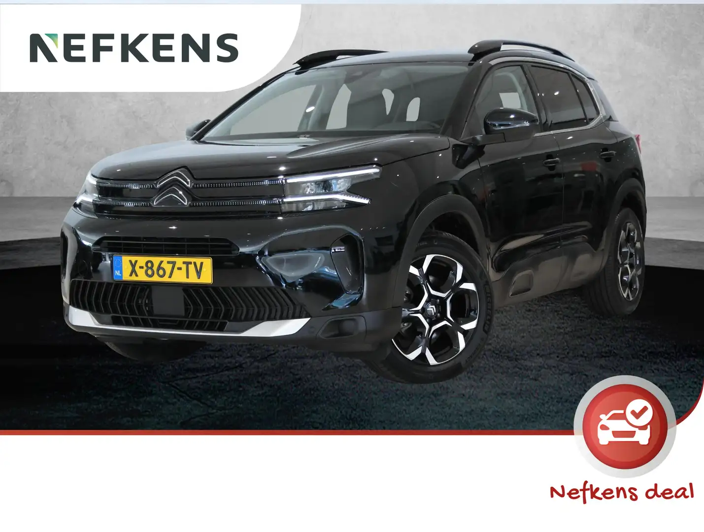 Citroen C5 Aircross 136pk Hybrid Plus | Keyless | Dodehoek detectie| E Zwart - 1