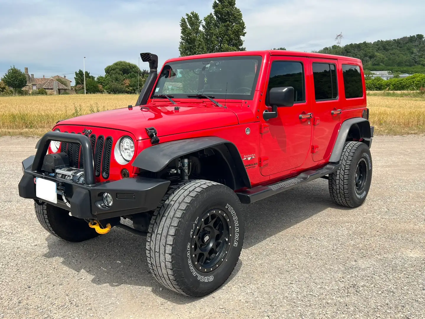Jeep Wrangler Unlimited 3.6 Automatik Sahara Pentastar prepared Rouge - 1