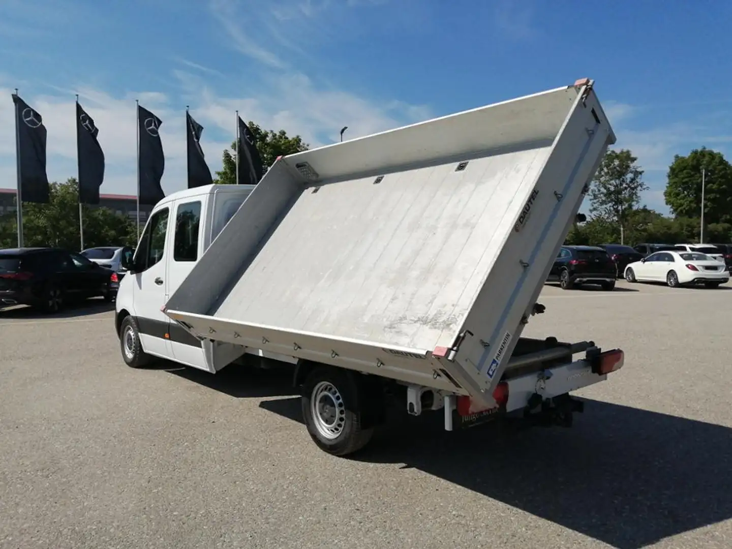 Mercedes-Benz Sprinter 316 DoKa Dreiseitenkipper L3 *AHK 3,5t* Weiß - 2