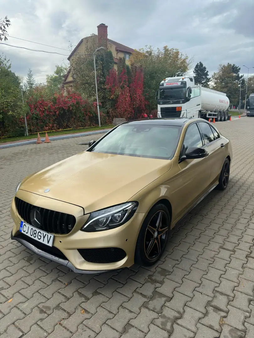 Mercedes-Benz C 250 (BlueTEC) d 4Matic 7G-TRONIC AMG Line Altın - 2