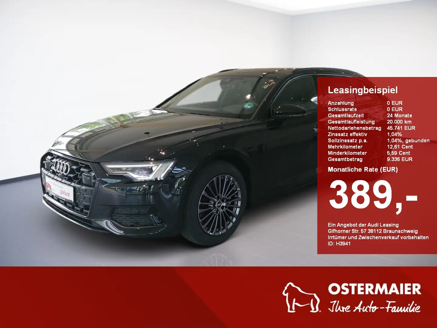 Audi A6 Avant ADVANCED 40 TDI QUATTRO MATRIX.HuD.ACC Schwarz - 1