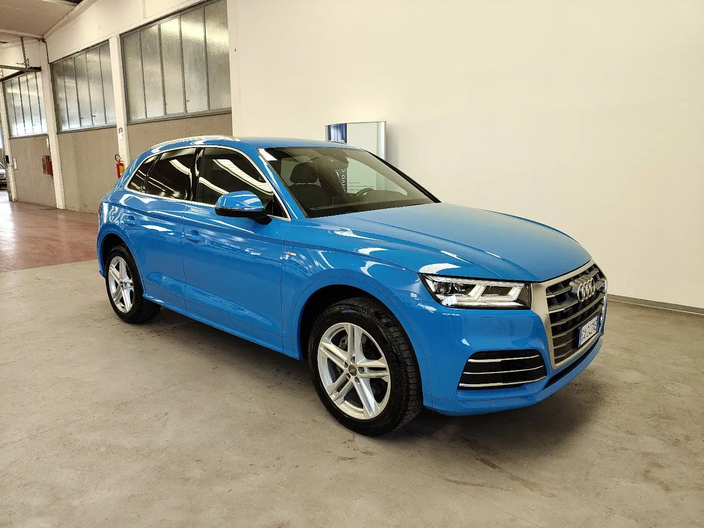 Audi Q5 40 TDI 190cv quattro S tronic S line Plus Navi 19 Blu/Azzurro - 2