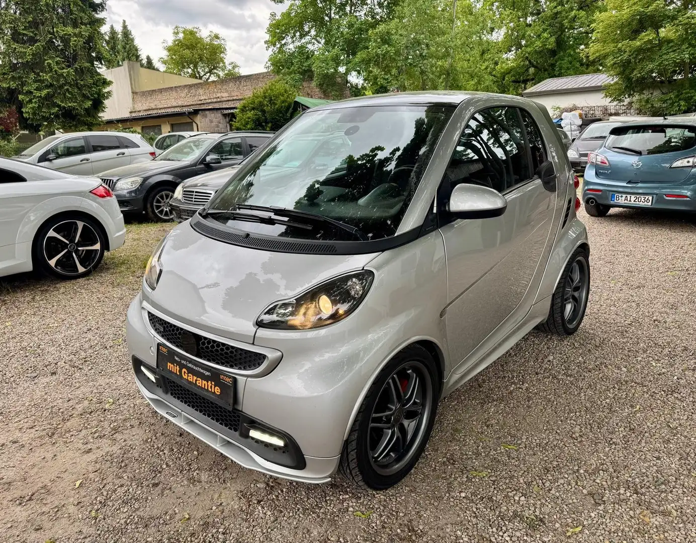 smart forTwo Brabus ATM nur 42.500 Km Navi Leder 17 Zoll Panora Grijs - 1