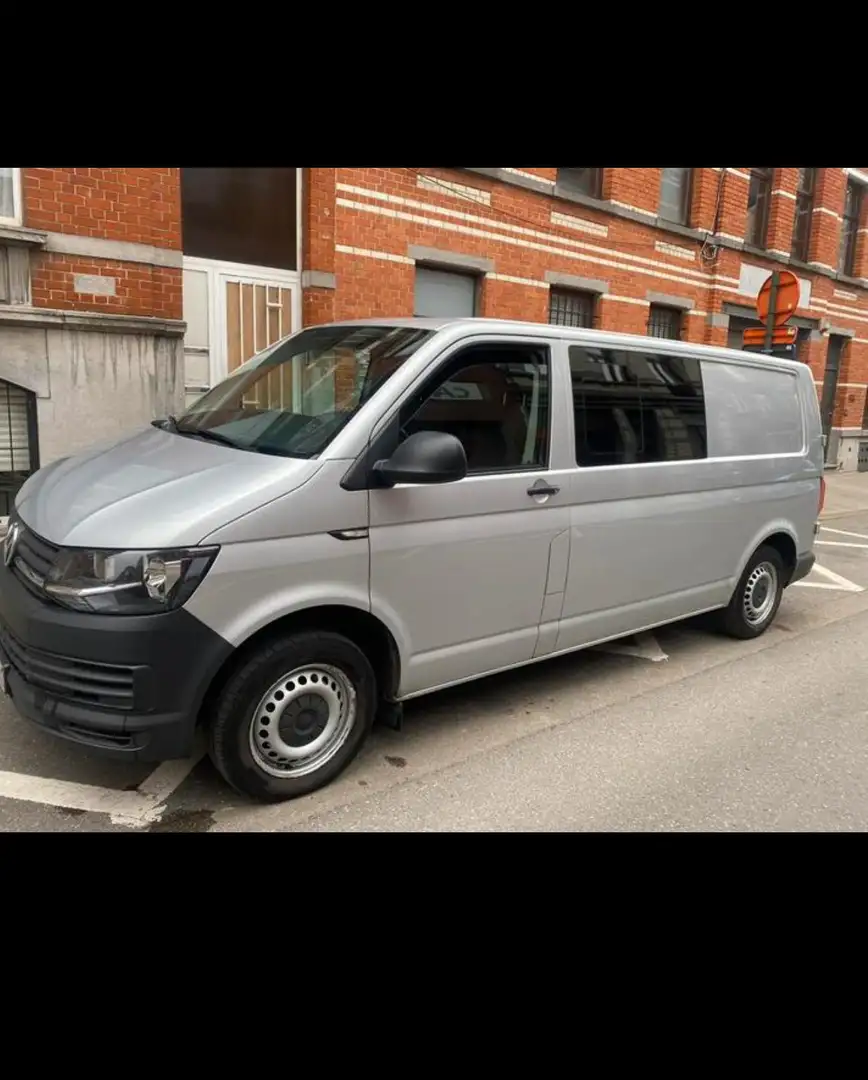 Volkswagen T6 Transporter double cabine Gris - 1