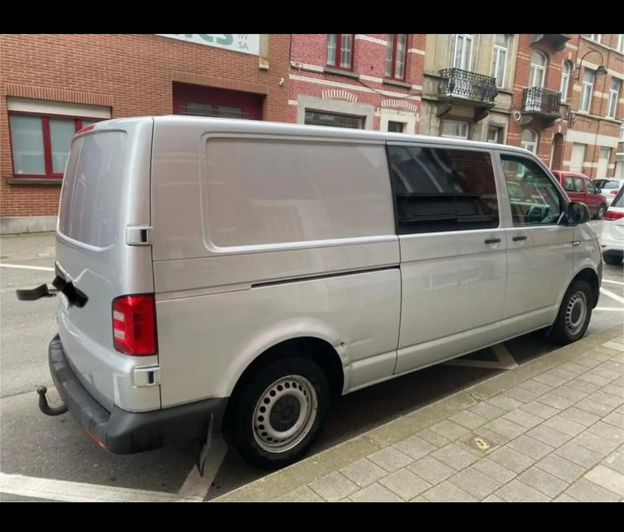 Volkswagen T6 Transporter double cabine Gris - 2
