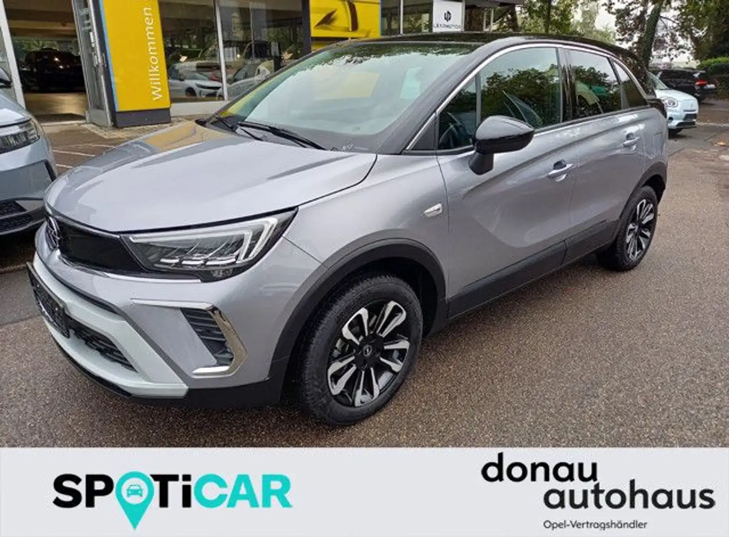 Opel Crossland X Crossland 1.2T MT6 Elegance Navi AHK Sitzhzg Grau - 1