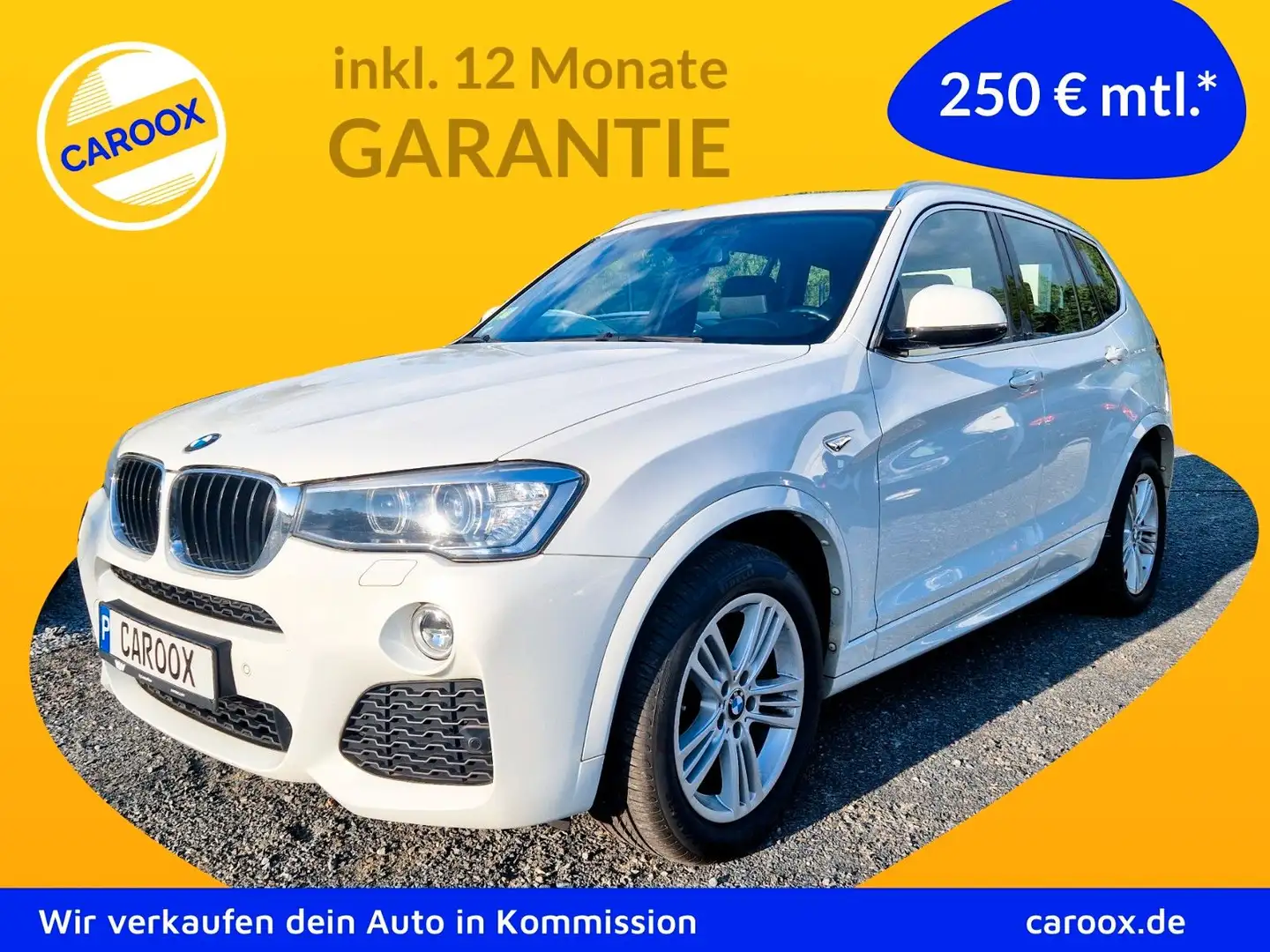 BMW X3 sDrive 18d M-Sport AT LEDER PANO NAVI KAMERA Bianco - 1