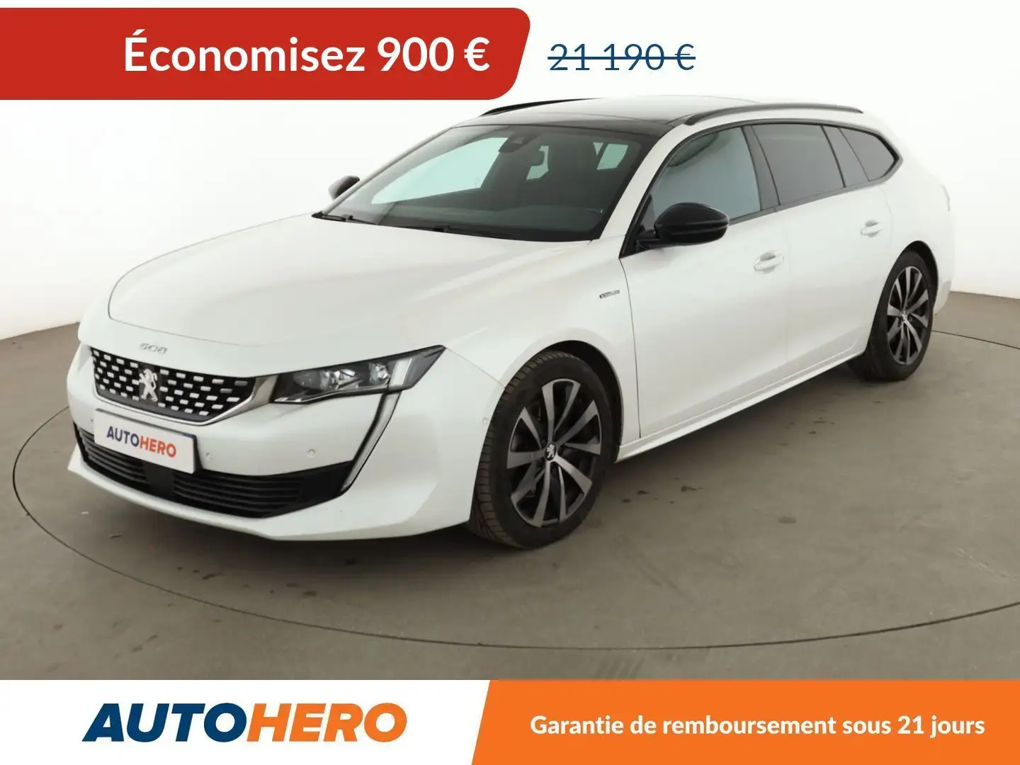 Peugeot 508 SW 2.0 Blue-HDi GT Line EAT8 Blanc - 1