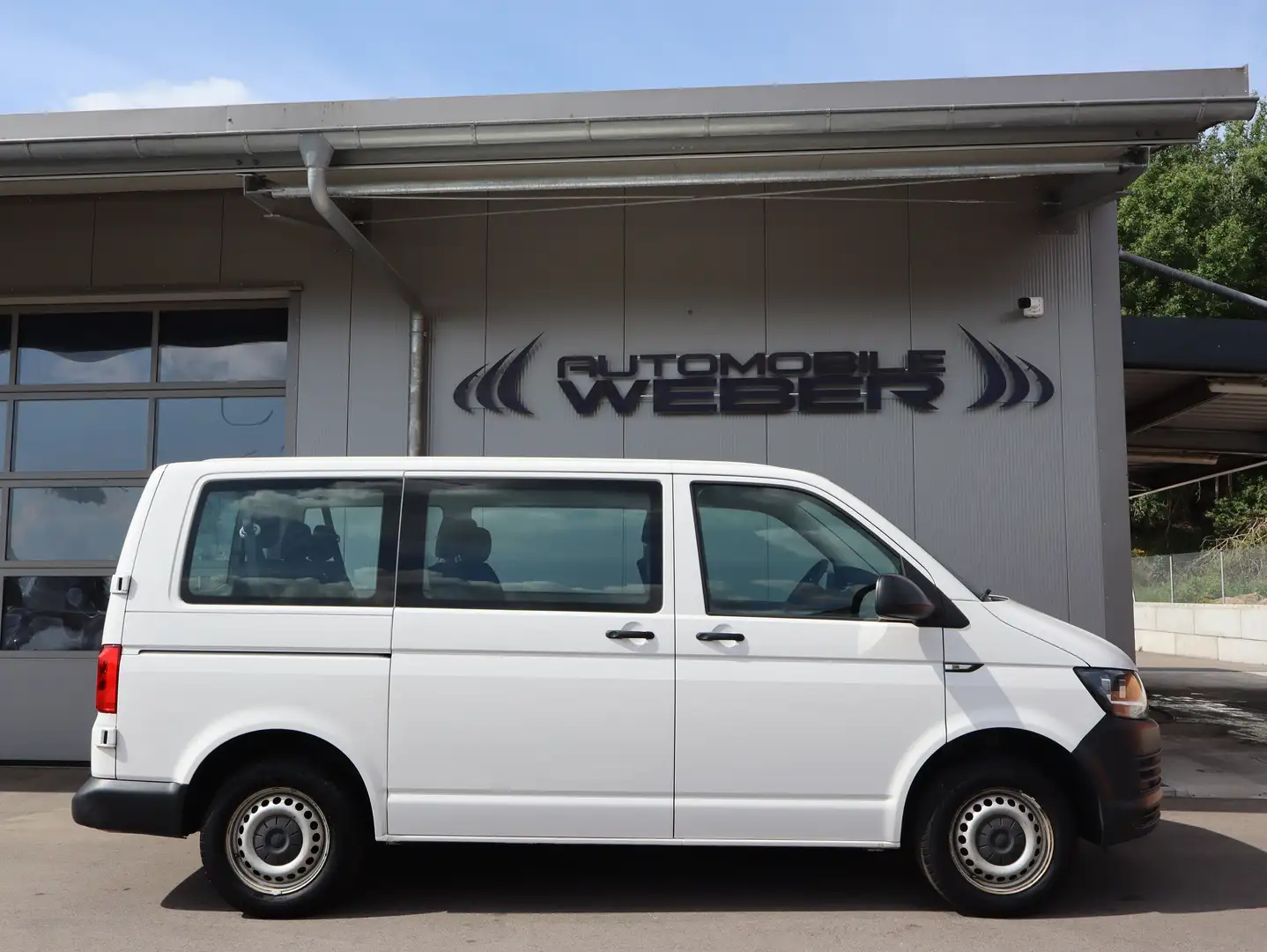 Volkswagen T6 Transporter 2.0 TDI Kasten-Kombi *9-SITZER*KLIMA*USB* Weiß - 2
