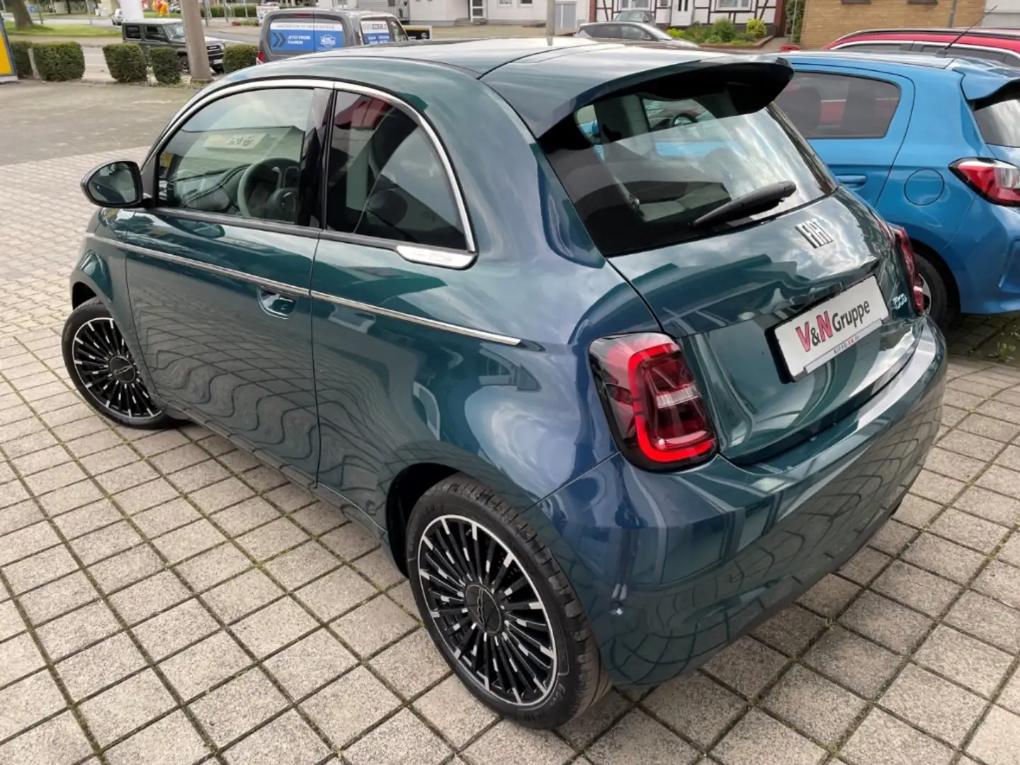 Fiat 500e by Bocelli LED Leder Kam Sitzh. NAVI JBL Grün - 2