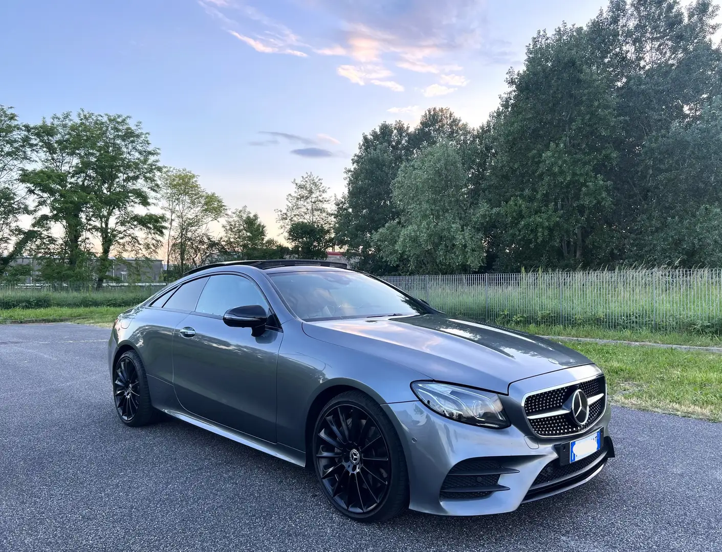Mercedes-Benz E 400 E Coupè 400 d Premium Plus 4matic auto Grigio - 1