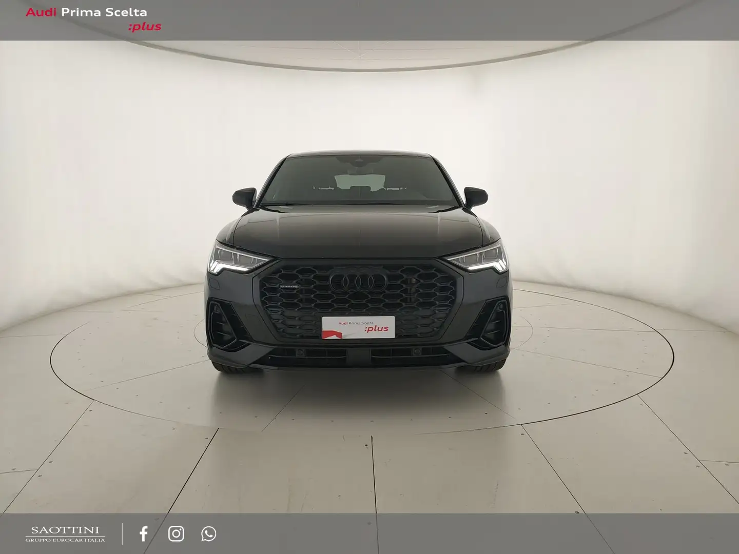 Audi Q3 Sportback 40 2.0 TDI S line edition quattro S tron Nero - 2