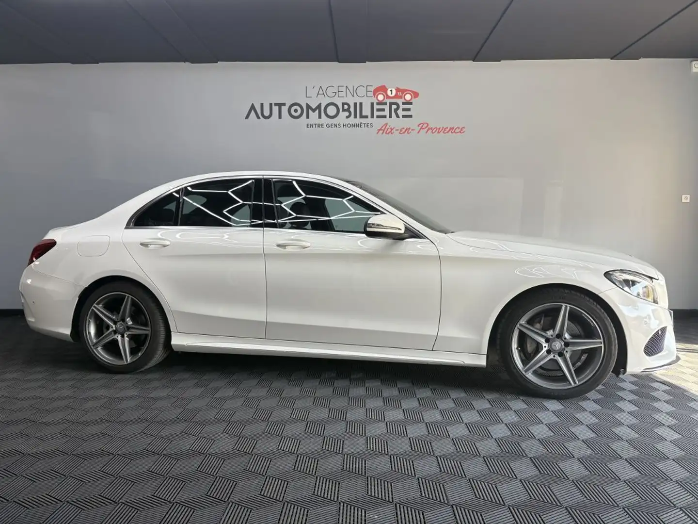 Mercedes-Benz C 200 Berline 200 2.0 i 16V 7G-TRONIC%2B SPORTLINE 184 CV Weiß - 2