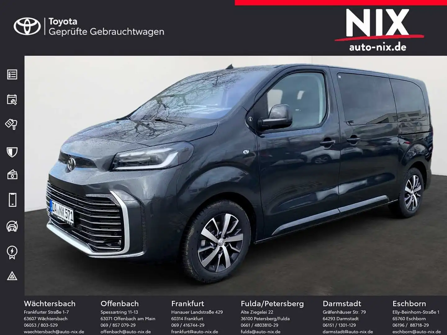 Toyota Proace Verso 2.0 D-4D L1 Team D SHZ KLIMA Grau - 1