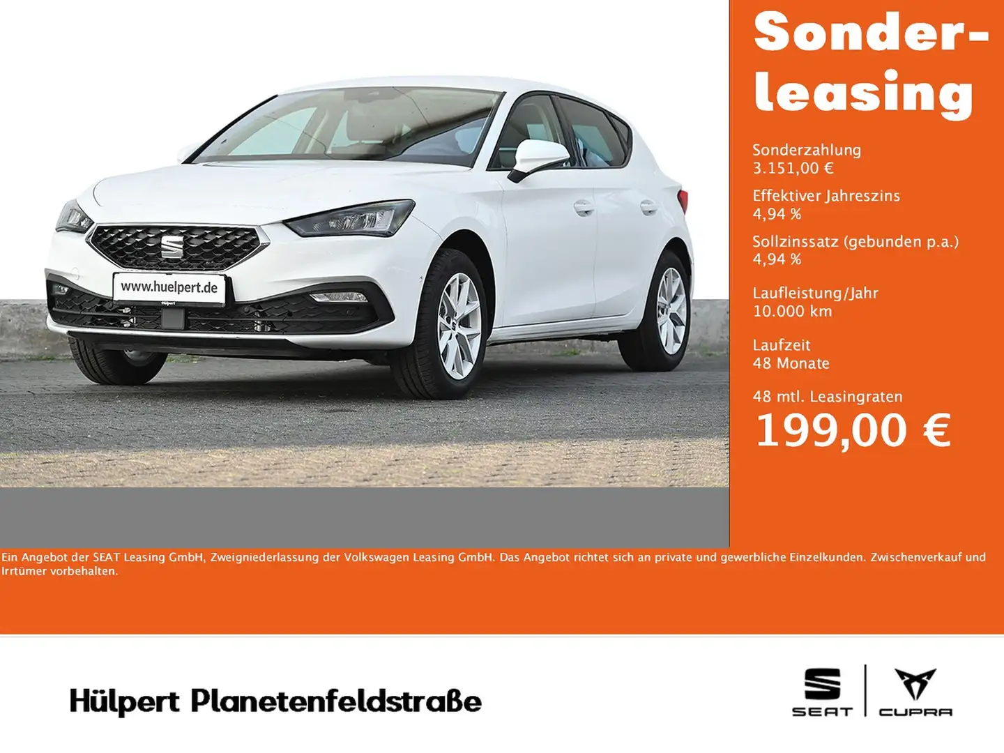SEAT Leon 1.5 ROAD EDITION DSG NAV RFK KEYL AHK-Vorb. Wit - 1