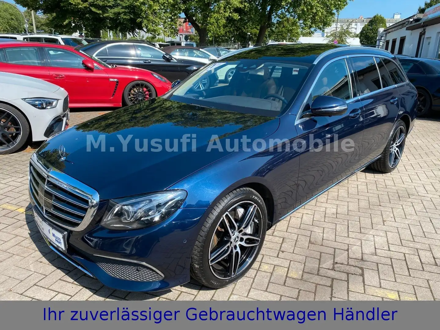 Mercedes-Benz E 400 d T 4MATIC 9G-TR. DISTRONIC|PANORAMA|360° Bleu - 1