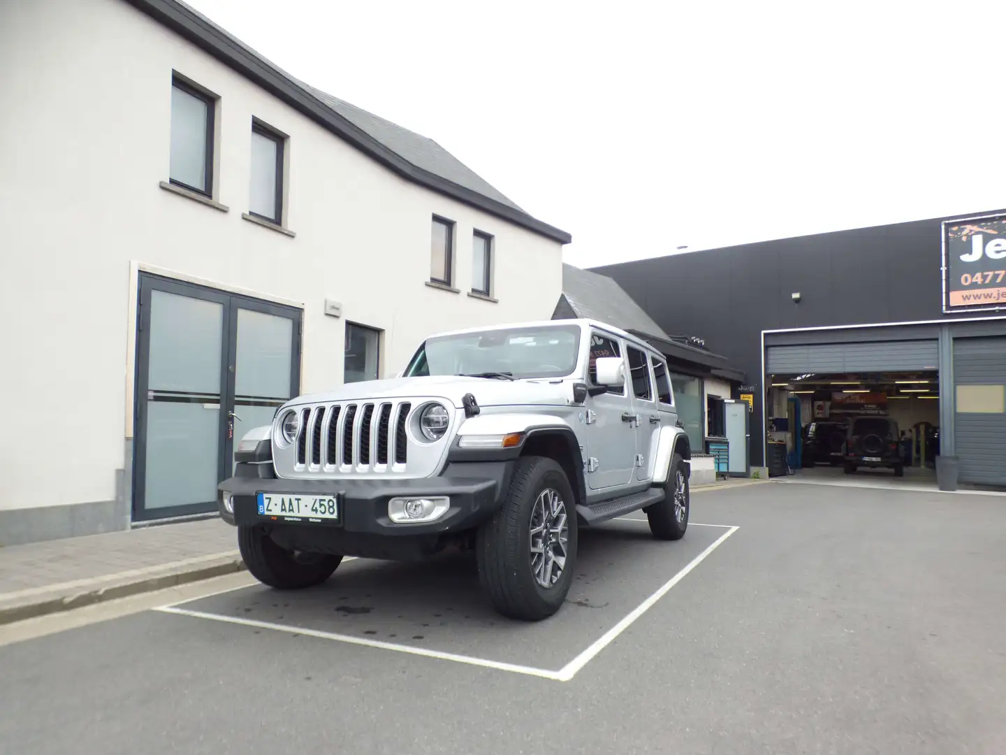 Jeep Wrangler Phev hybride*Overland -edition*23000km** Argent - 1