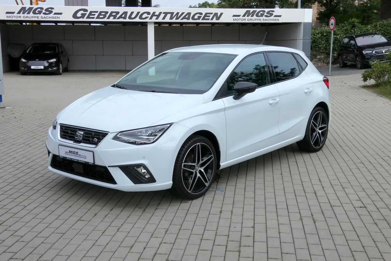 SEAT Ibiza 1.0 TGI FR #NAVI #LED #ACC #RFK #DAB+ #PDC Blanco - 2