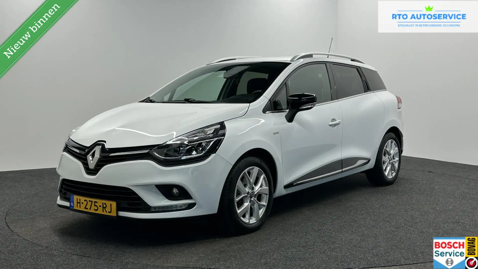 Renault Clio Estate 0.9 TCe Limited NAVI LM CRUISE 24000 KM. Blanc - 1