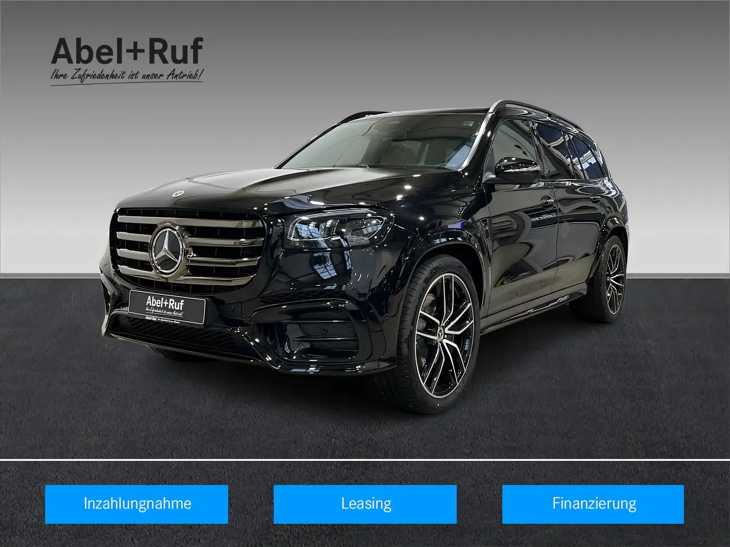 Mercedes-Benz GLS 450 d 4M AMG+DISTR+NIGHT+Burme+TotW+AHK+360° Schwarz - 1