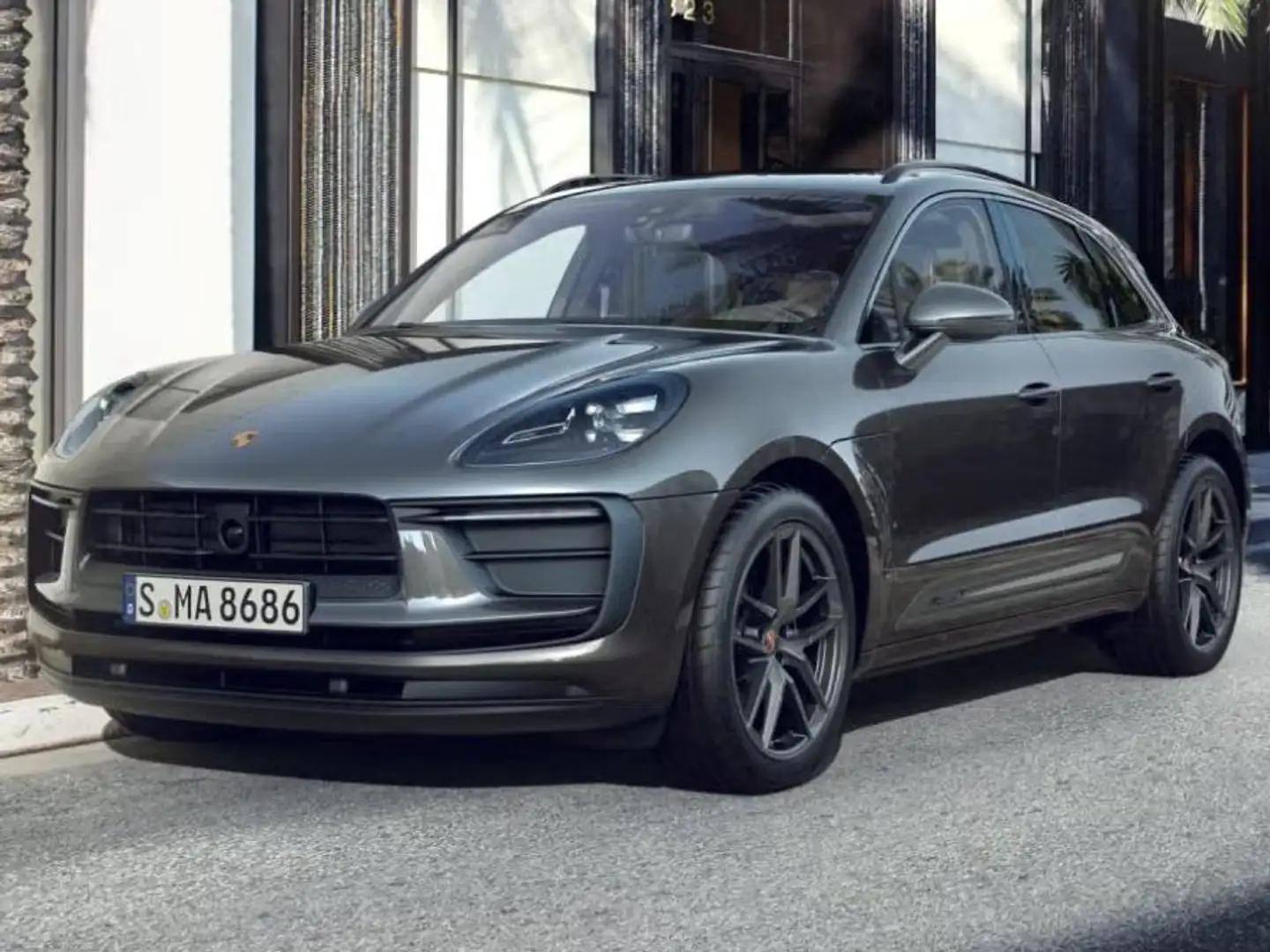 Porsche Macan T 2.0 Turbo PDK Grijs - 1