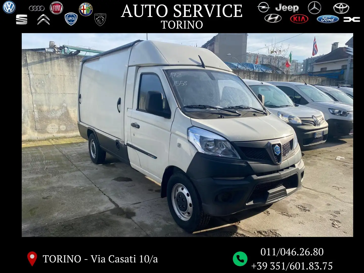 Piaggio Porter PORTER CHASSIS PASSO 3.070 GPL L.R. PLUS WHITE Weiß - 1