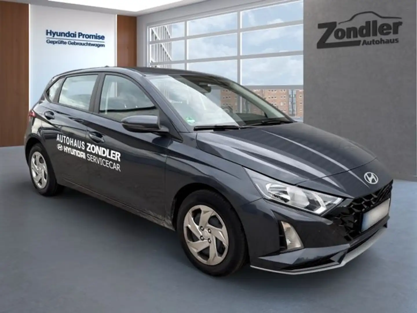 Hyundai i20 1.0 Turbo Select Navi Gris - 2