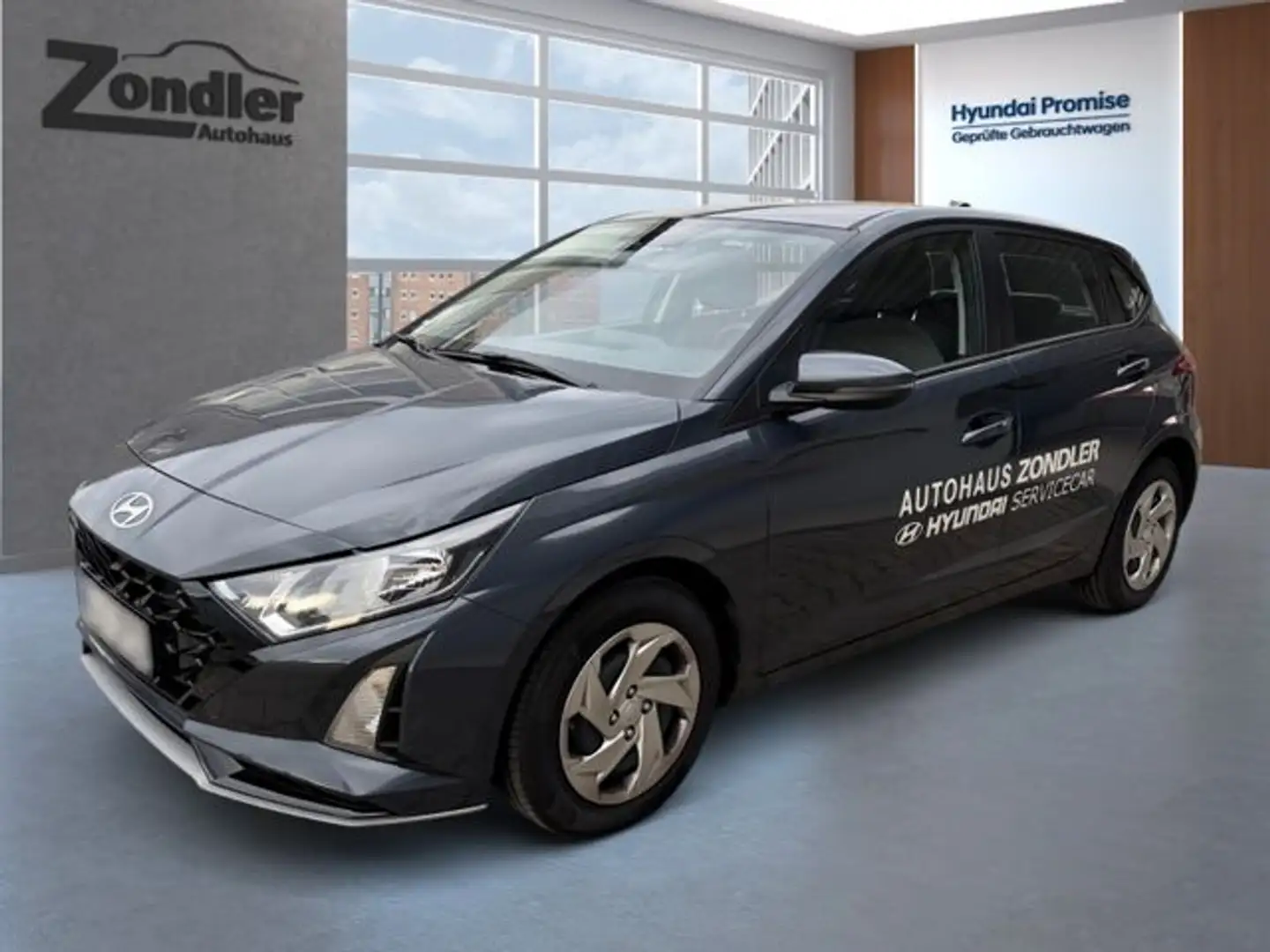 Hyundai i20 1.0 Turbo Select Navi Gris - 1