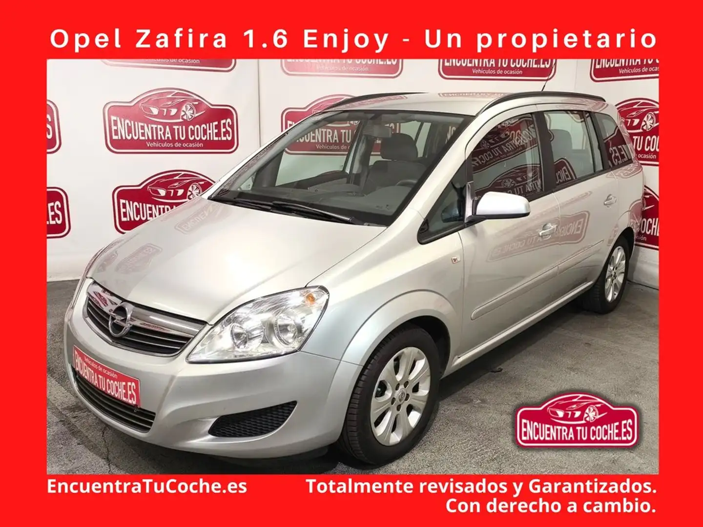Opel Zafira 1.6 16v Enjoy Gris - 1