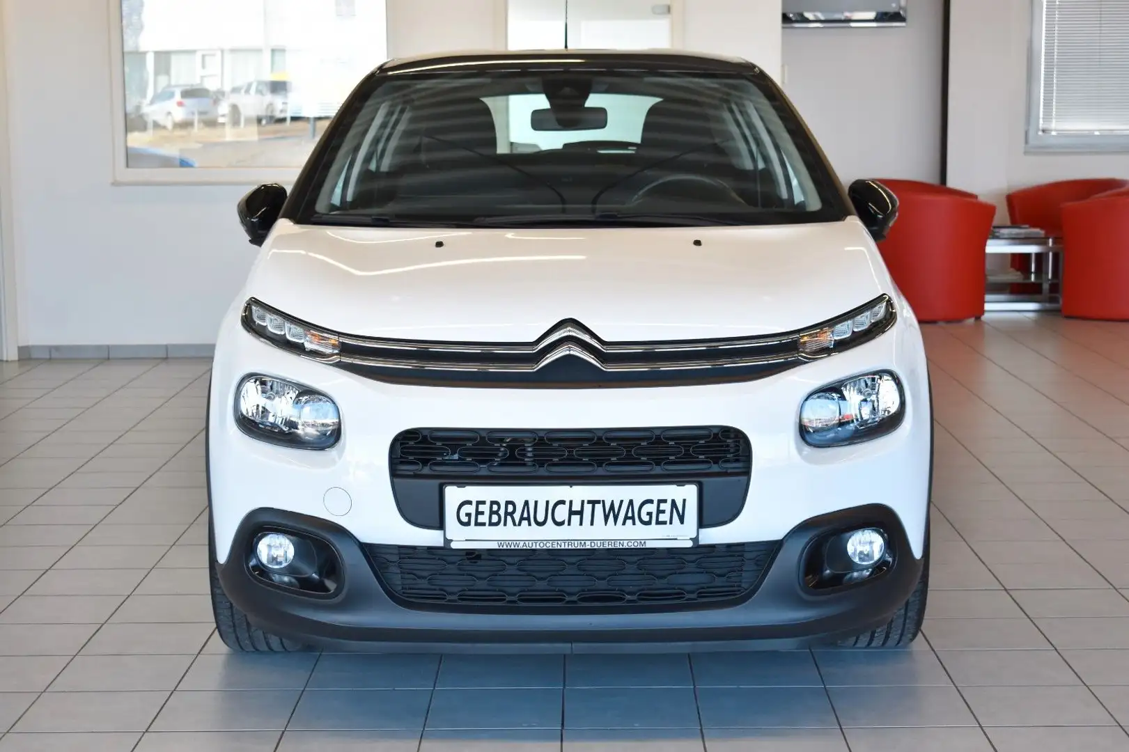 Citroen C3 Shine/STYLE-P./NAVI/TEMP./KLIMAAUT/PDC/BLUET. Blanc - 2