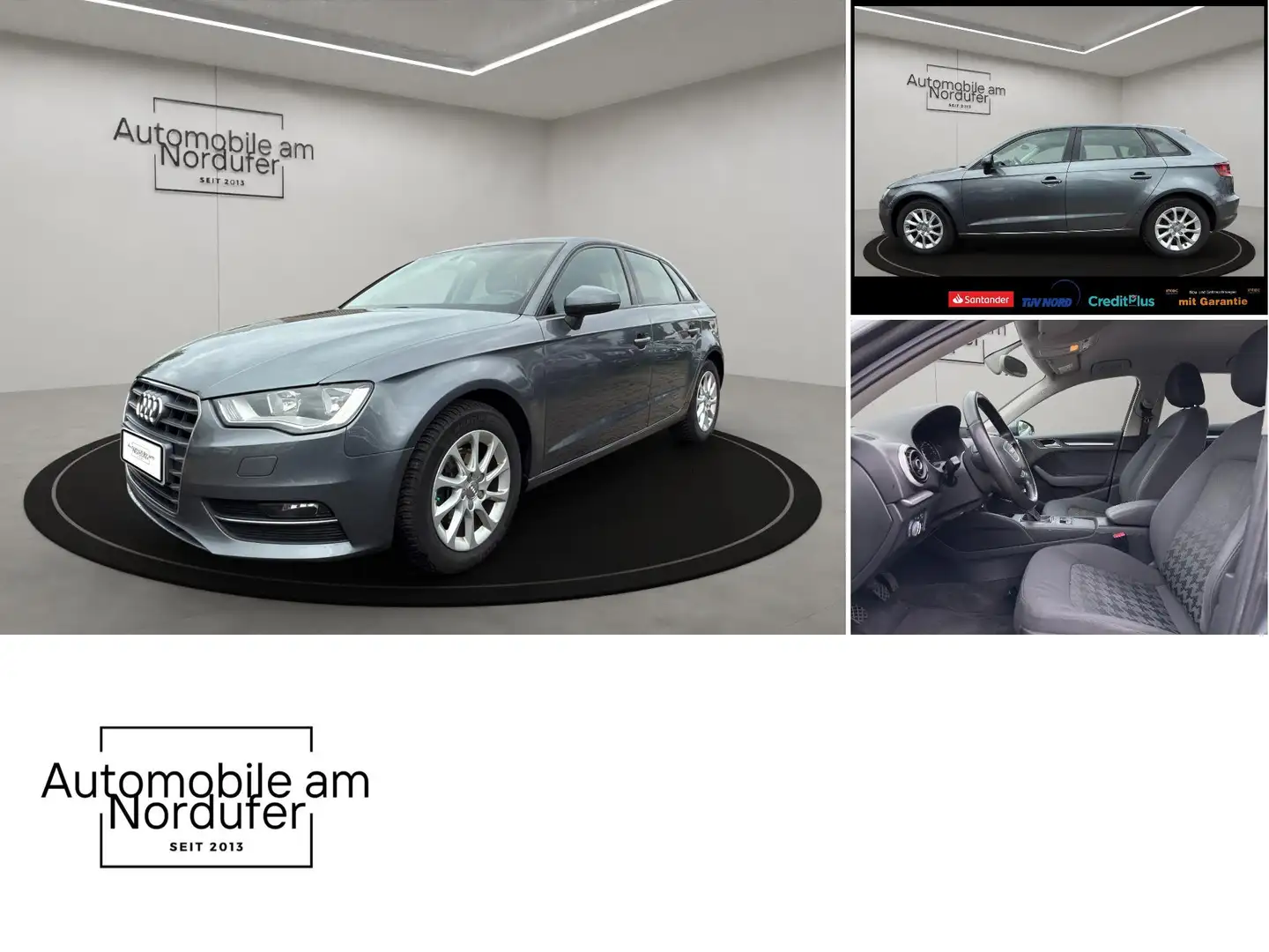 Audi A3 1.4 TSI-2Hand-Steuerkette neu-Scheckheft-Klima Grau - 2