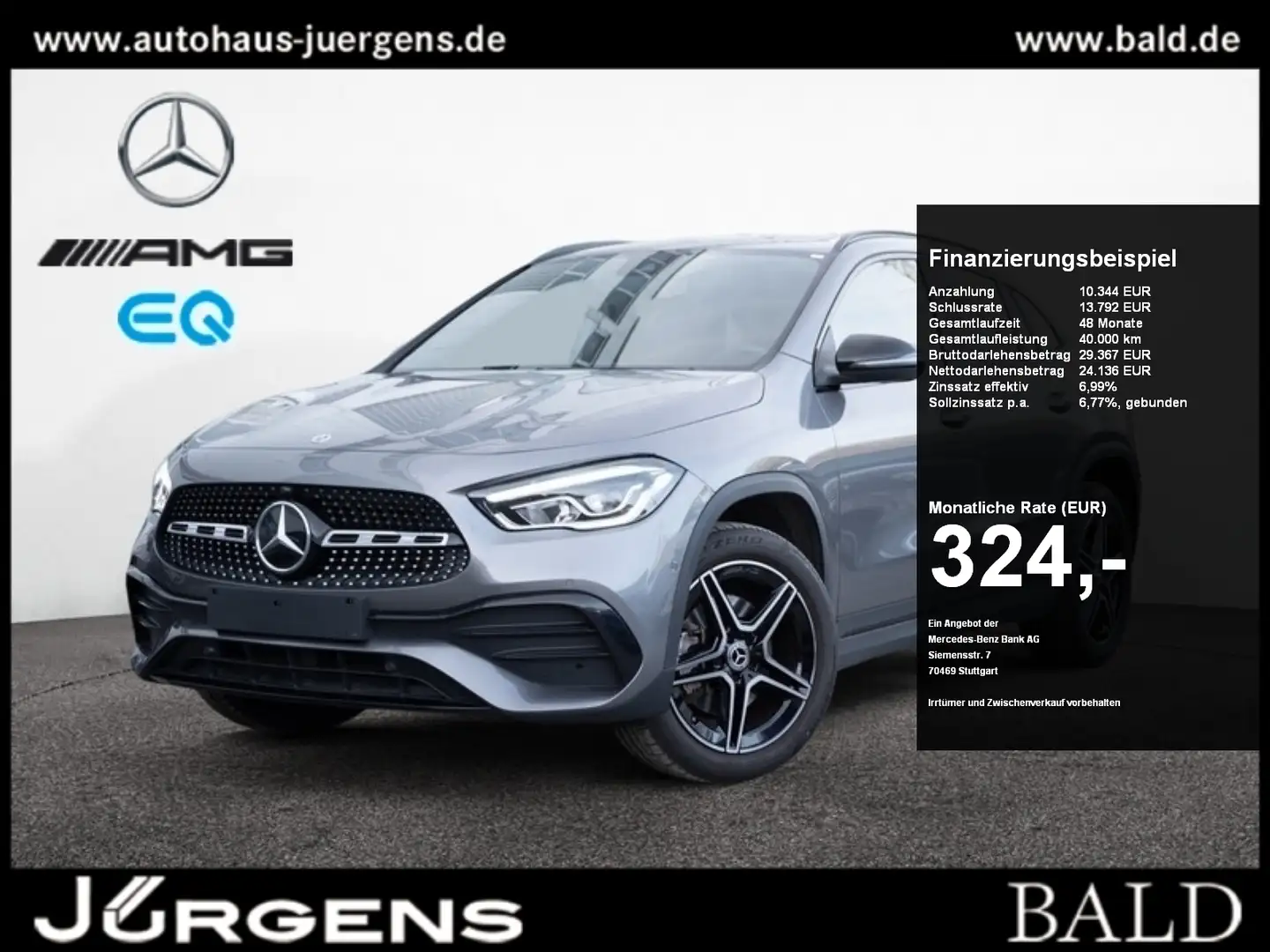 Mercedes-Benz GLA 250 e AMG-Sport/LED/Cam/Night/Ambiente/19' Gris - 1