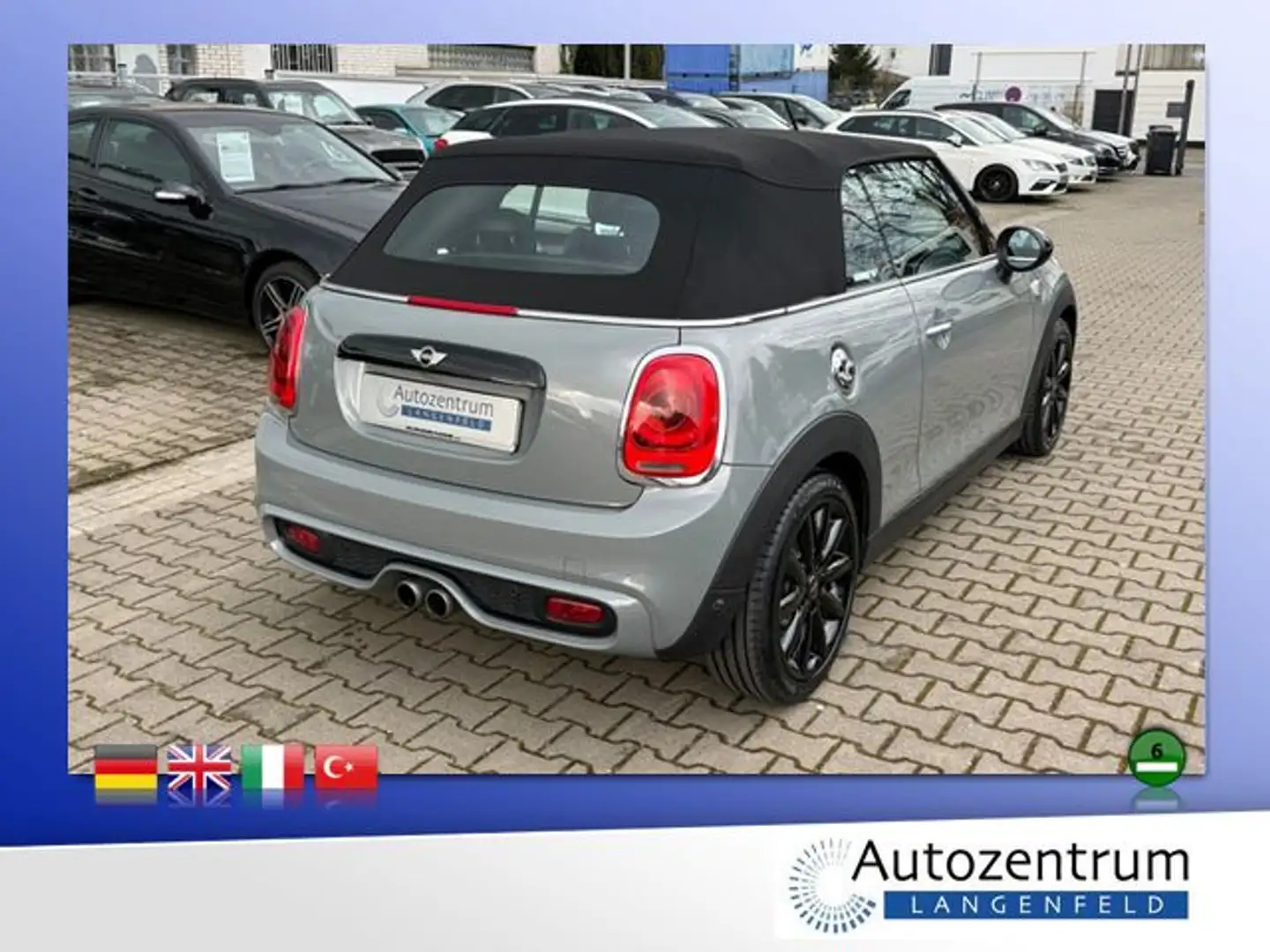 MINI Cooper Cabrio S *LEDER*NAVI*XENON*19800KM* Grijs - 2