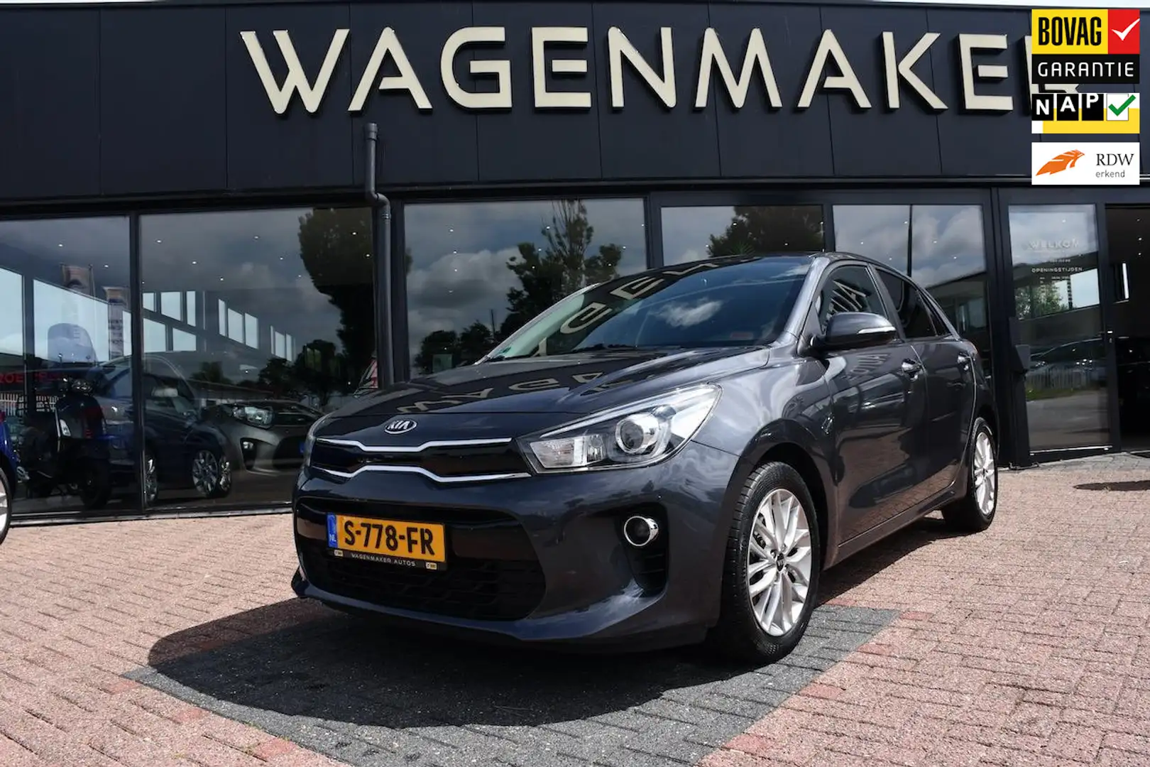 Kia Rio 1.0 TGDI DynamicLine CAMERA|Cruise|NAVI|CARPLAY| Gris - 1