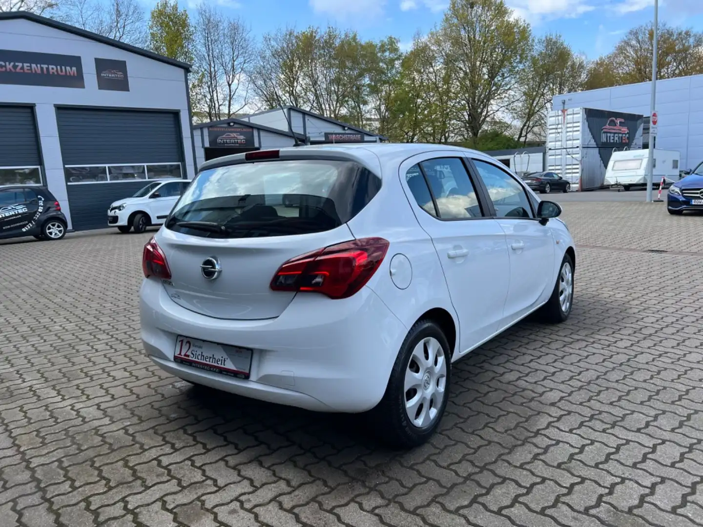 Opel Corsa E Edition*KLIMA*5 TÜRIG*FSP*USB*TÜV NEU* Weiß - 2