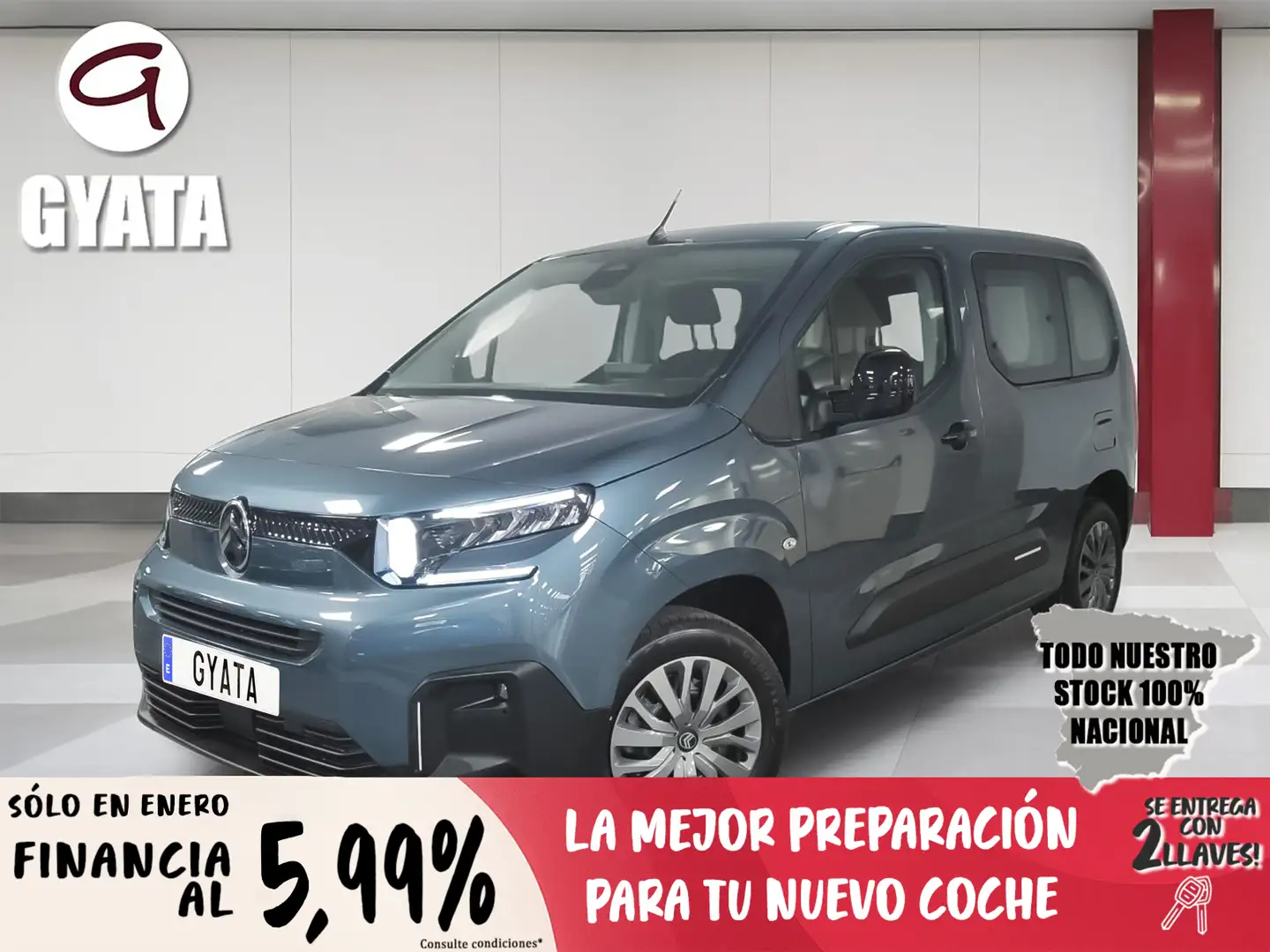 Citroen Berlingo Combi BlueHDi S&S Talla M Plus 100 Bleu - 1