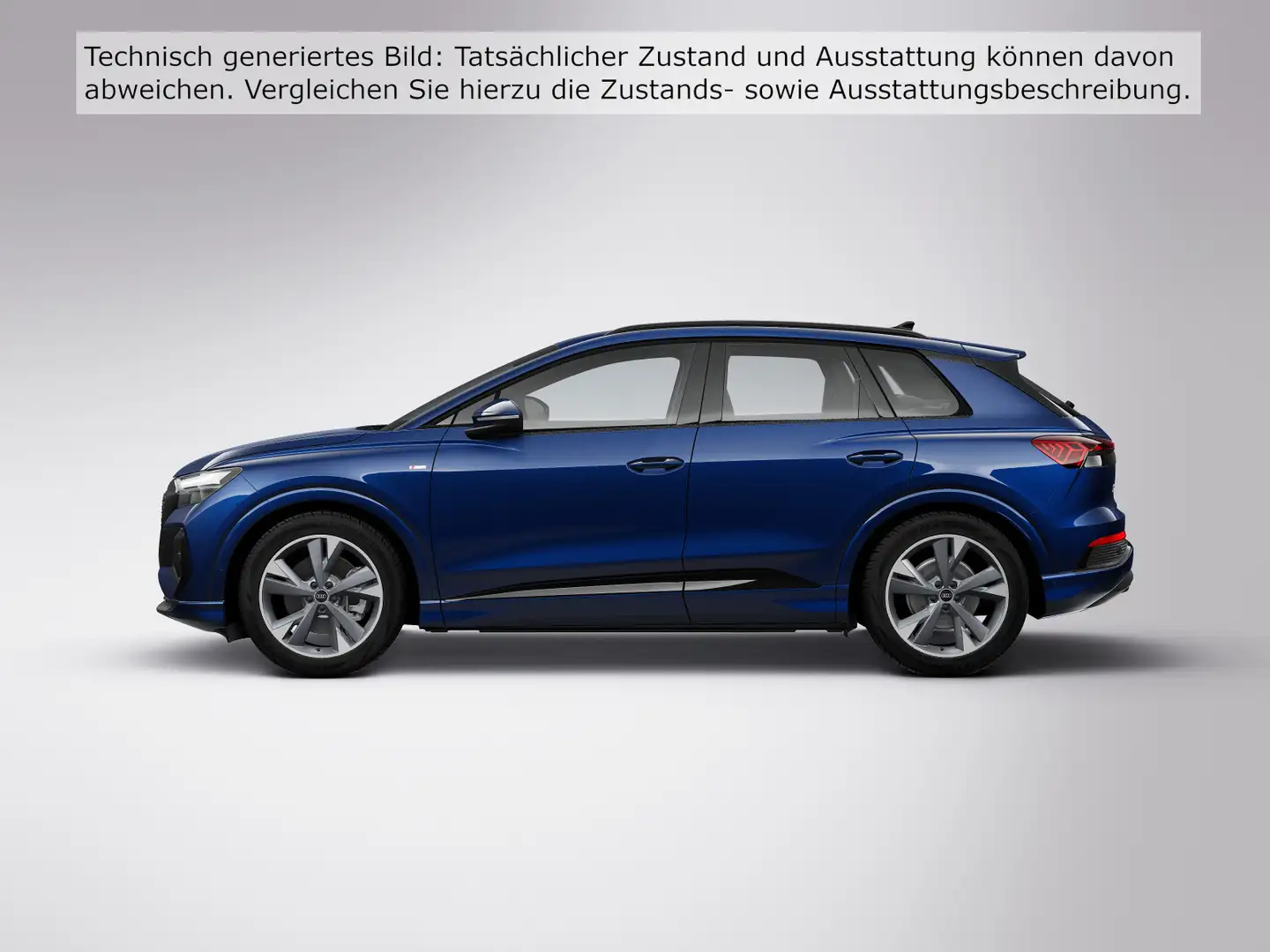 Audi Q4 e-tron 50 S line Nav/Kam/ACC/20"/SHZ/Assist Blau - 2