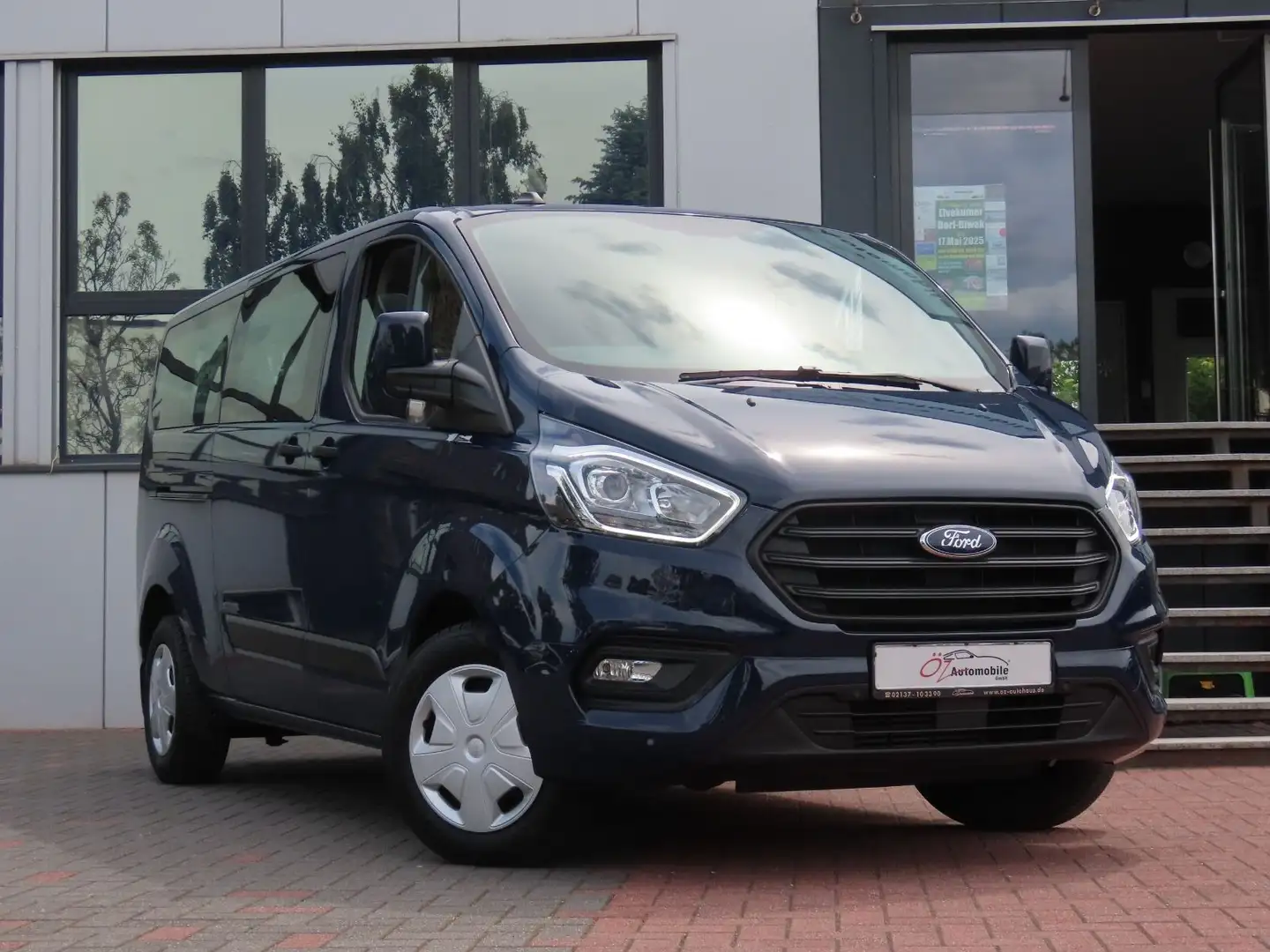 Ford Transit Custom 340 L2H1 9 Sitze CarPlay Blau - 1
