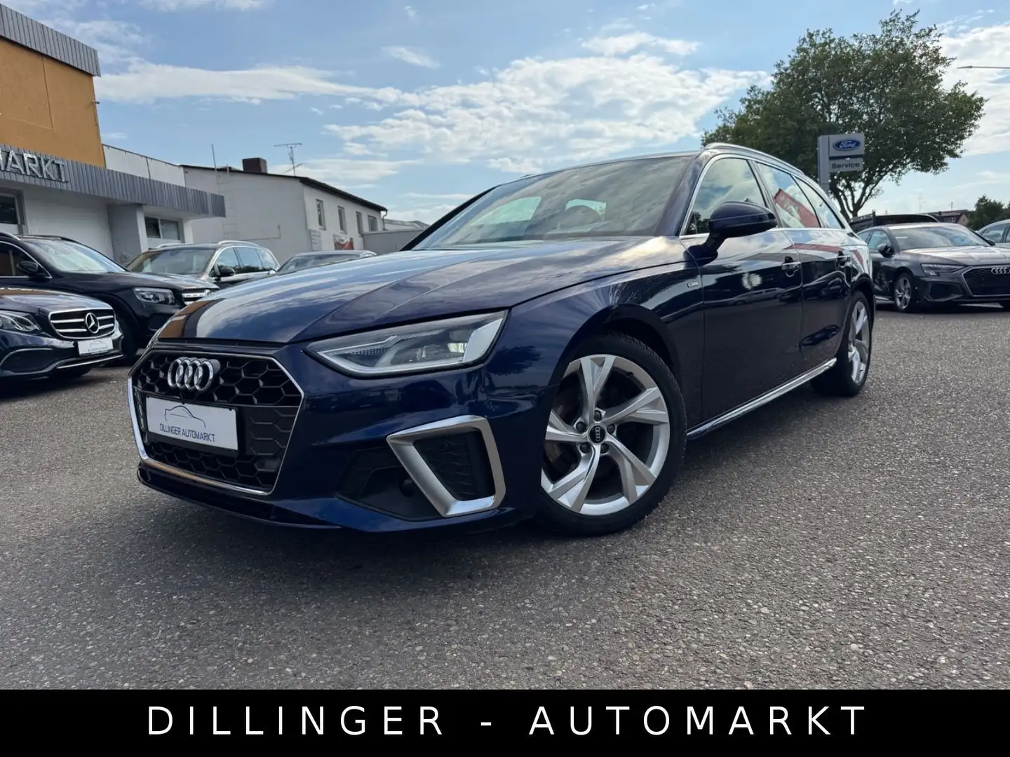Audi A4 Avant 30 TDI S line DSG Virtual Leder Shz Nav Azul - 2