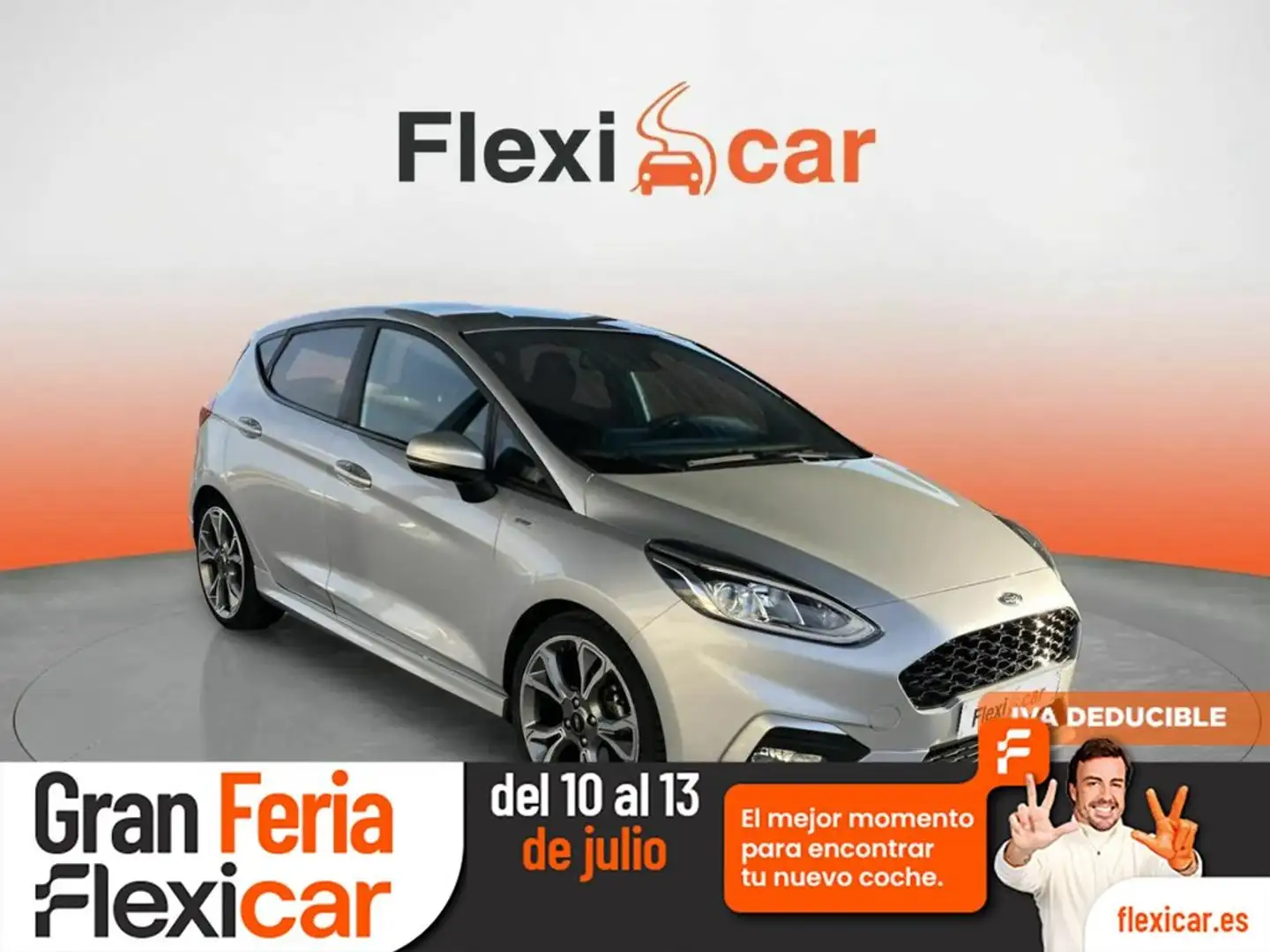 Ford Fiesta 1.0 EcoBoost S/S ST Line 100 Gris - 1