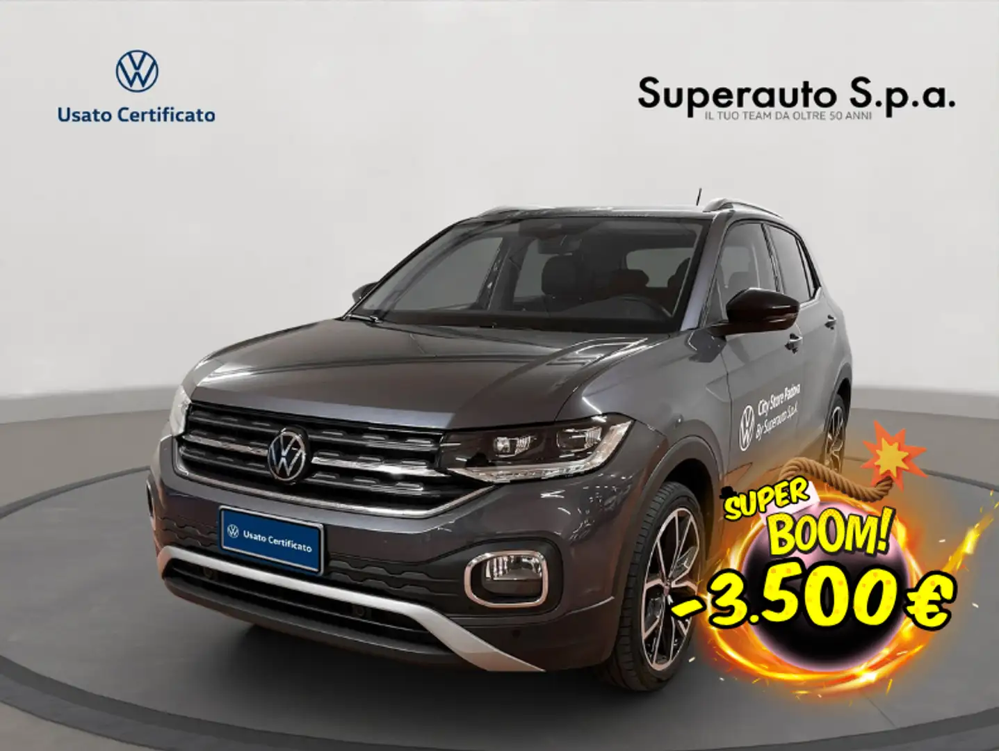 Volkswagen T-Cross 1.0 TSI 110 CV Advanced Grigio - 1